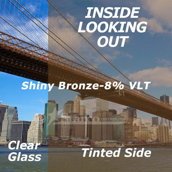 Shiny Bronze Window Tinting Film
