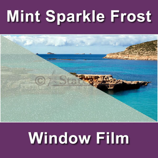 Mint Sparkle Frost Window Tinting Film