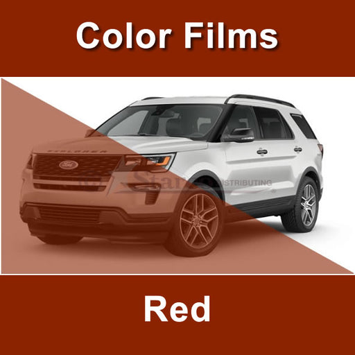 Red Color Window Tinting Film