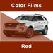 Red Color Window Tinting Film